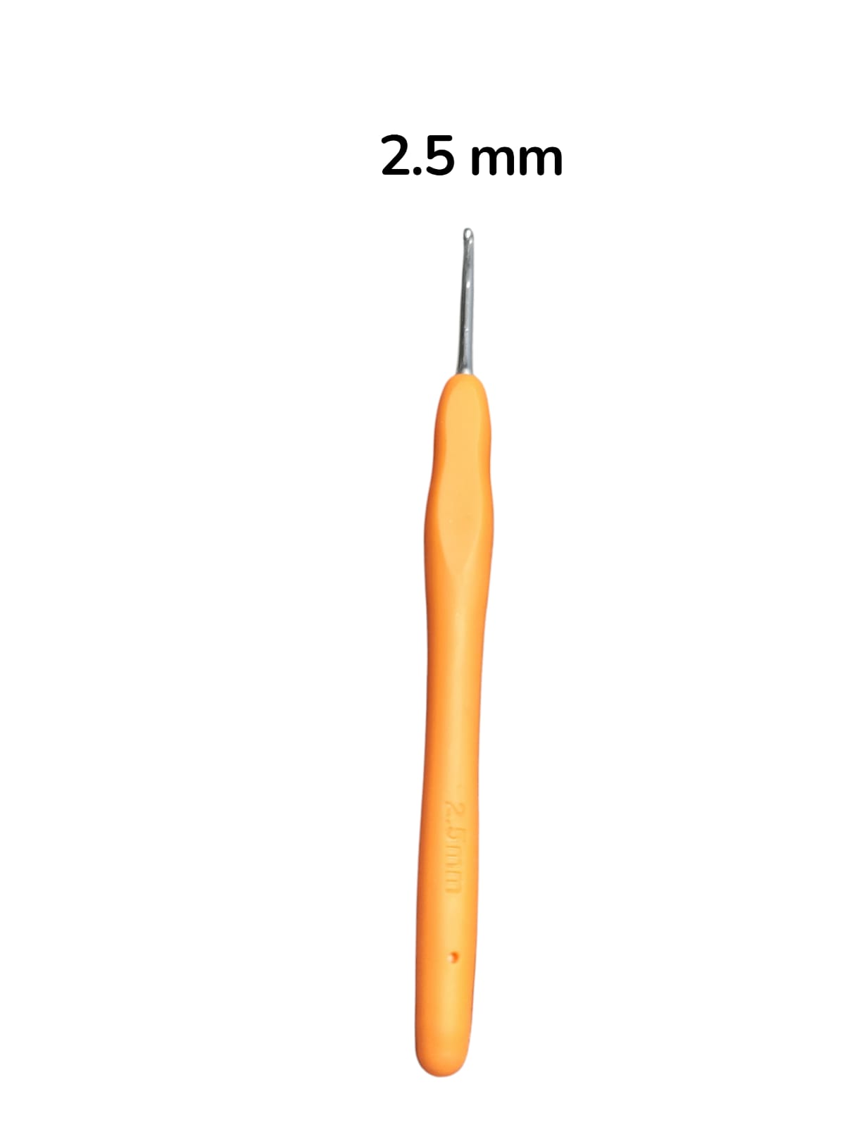 2.5 mm crochet hook orange handle