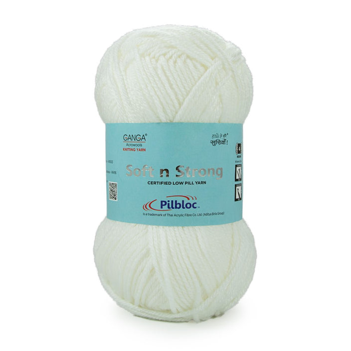 Soft n Strong off white yarn for crochet