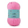 Pink soft n shine yarn