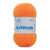 Hobby India orange yarn for knitting