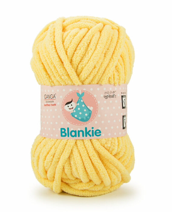 Yellow blanket yarn